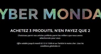 Cyber Monday Nelly : 2 achetés = le troisième gratuit