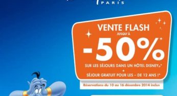 Disneyland moitié prix : Vente flash séjours (dernieres heures)