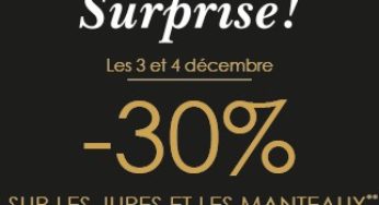 Promod : 30% de remise immédiate sur tous les manteaux (femme / homme) et jupe pendant 48h