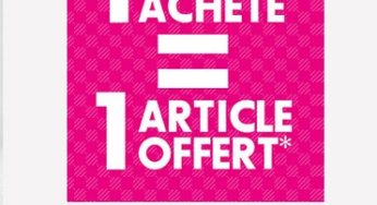 Avant les soldes profitez de l’offre 1 acheté = 1 offert chez Tati