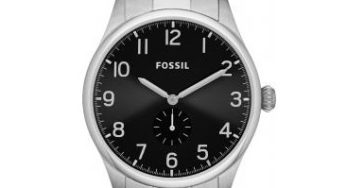 Montre homme acier Fossil à 38,70 euros au lieu de 120 euros (et autres soldes…)