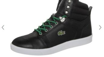 44 euros les Baskets montantes Lacoste Orelle au lieu de 110 euros (port gratuit)