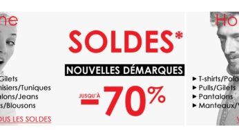 Deuxième démarque des soldes Promod : jusqu’à 75% sur la mode femme et homme