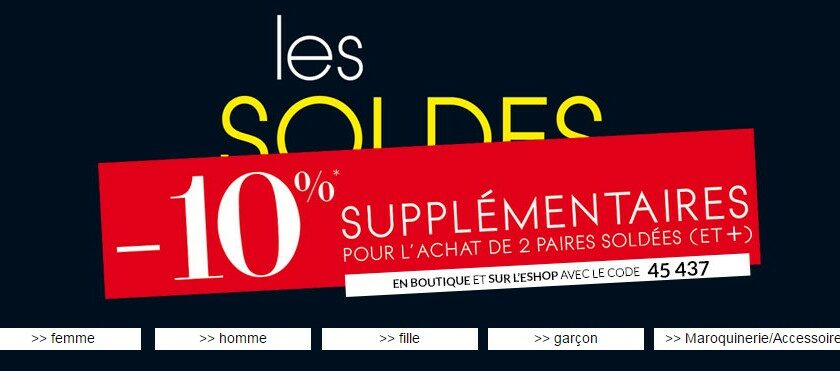 Eram remise sur les soldes aujourd'hui