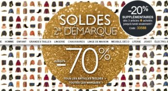 3 articles en soldes achetés = 20% de rabais en plus sur La Redoute