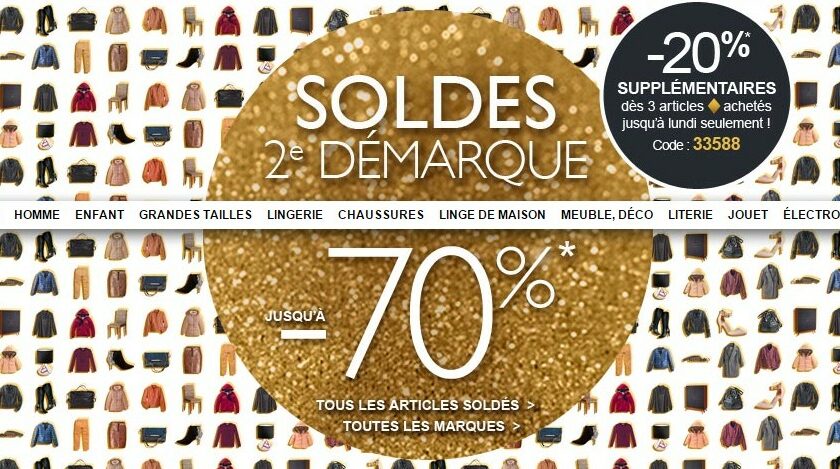 La Redoute remise sur les soldes dimanche