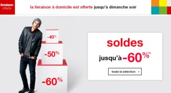 Livraison gratuite sans mini + 10% suppl. dernière démarque Celio !