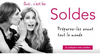 Soldes Jacqueline Riu : Pastilles de couleurs = taux de remises