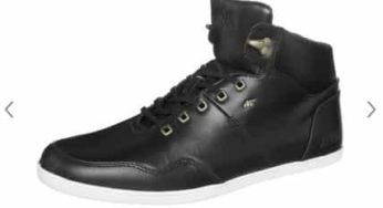 36 euros les baskets montantes Boxfresh cuir noire homme port inclus (au lieu de 120 euros)