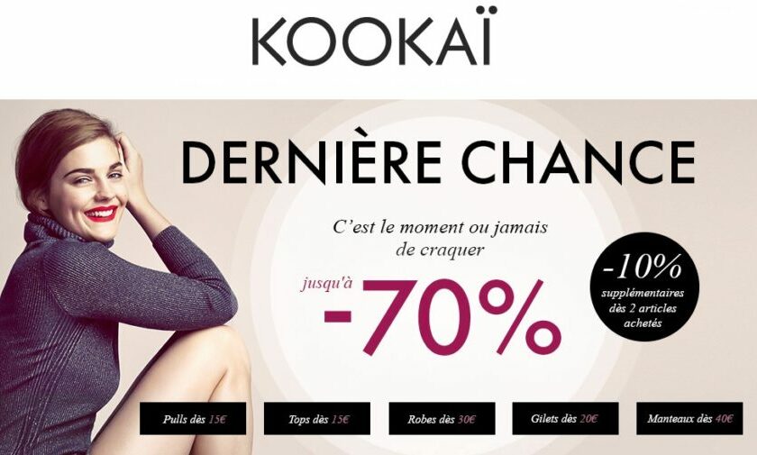 Dernière démarque Kookaï