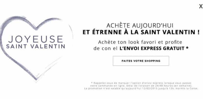 Saint Valentin Stradivarius livraison express gratuite