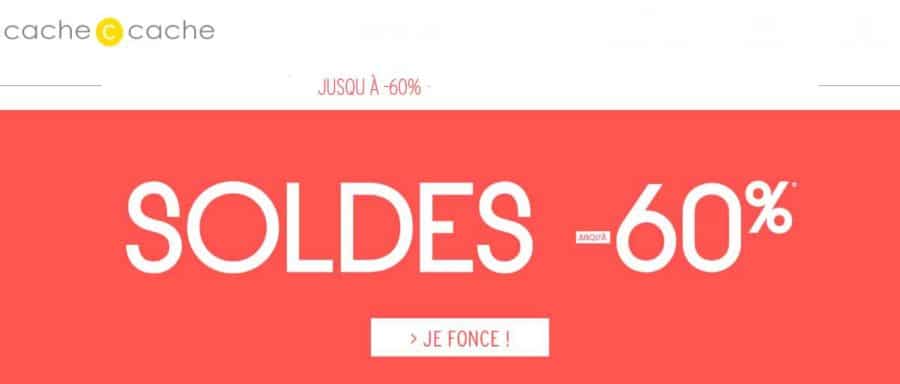 remise sur les soldes cache cache