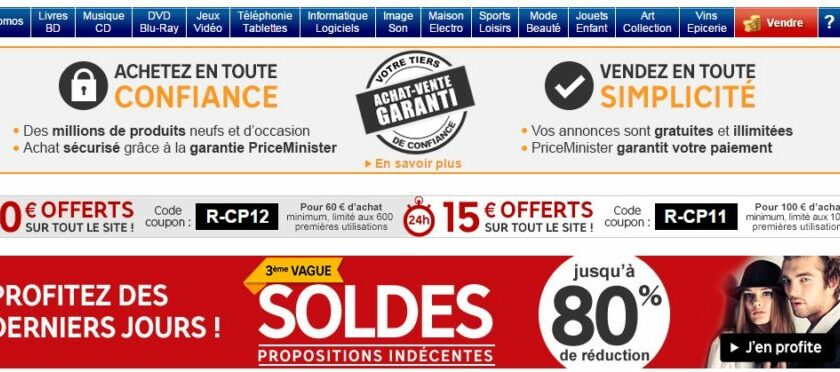 codes promo Priceminister St Valentin