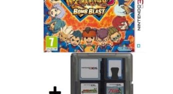 Moins de 12 euros le jeu Inazuma Eleven 3 Feu Explosif + un boitier de rangement (28 emplacements) – 3DS