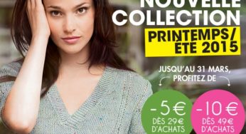 Bergère de France : remise de 5 euros pour 29 euros d’achat ou 10 pour 49 euros