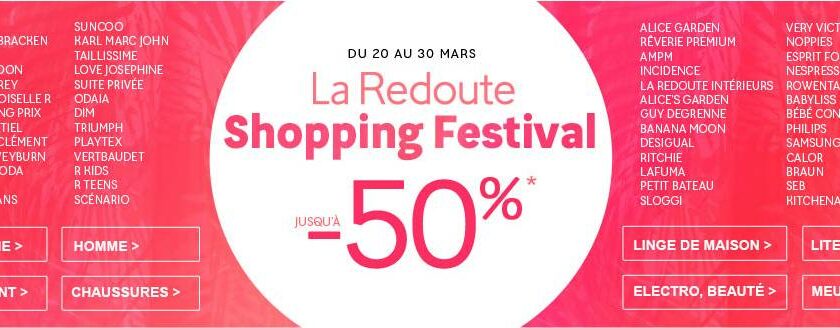 Shopping Festival La Redoute 2015