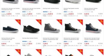 A partir de 11,39 euros les baskets Donnay homme port inclus (plusieurs modèles)