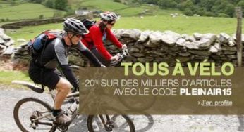 Bon plan Cyclo : 20% de remise sur plus de 5000 articles et vélos dès 50 euros