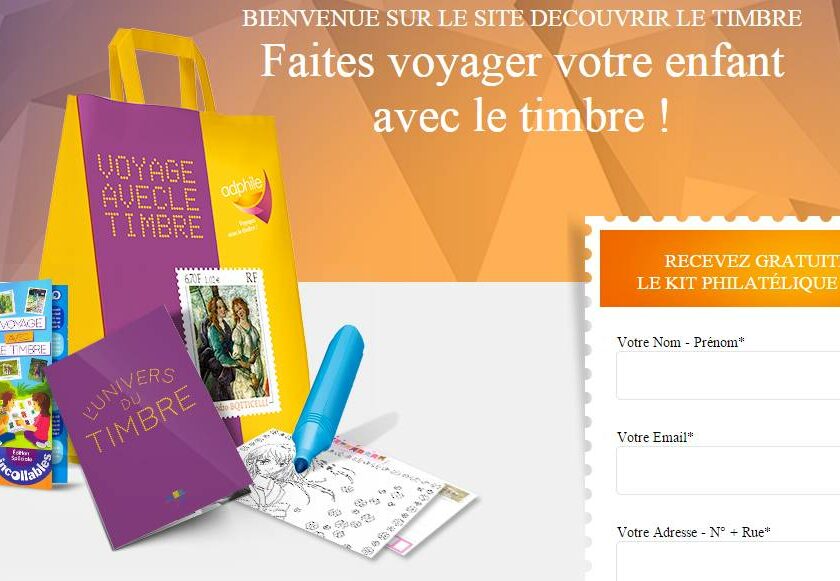 Kit enfant philatelique gratuit