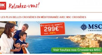 Bon plan Croisières ! À partir de 299 euros la Croisière de 8 jours en Méditerranée (et autres remises allant jusqu’à -70%).