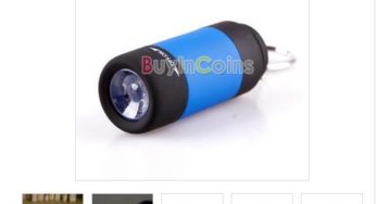 Moins de 2 euros la mini lampe de poche à led rechargeable via USB (livraison gratuite)