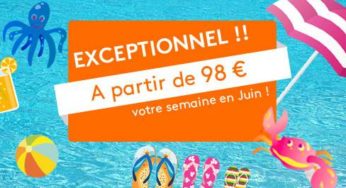 Bon plan camping Tohapi : 1 semaine en Juin à partir de seulement 98 euros !