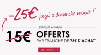 25 euros de remise par tranche de 75 euros sur La City (jusqu’à dimanche)