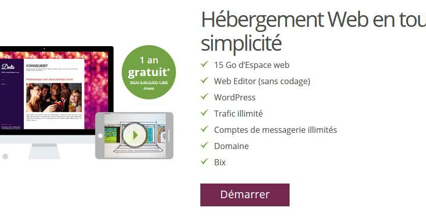 Site internet gratuit ONE