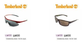 Lunettes de soleil Timberland à 19 euros (2 modèles aux choix)