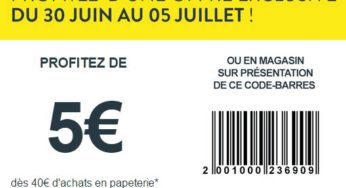 Bon plan rentrée scolaire Cultura : 5 euros de remise sur la papeterie dès 40 euros (jusqu’à dimanche)