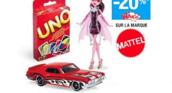 Barbie, Monster High et Mattel = 20% du prix crédité sur votre carte Auchan (Waaoh)