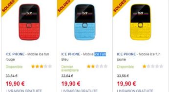 Soldes Carrefour : 19,90 euros l’Ice Phone Mini Fun débloqué tout opérateur (jaune, rouge ou bleu) – retrait gratuit