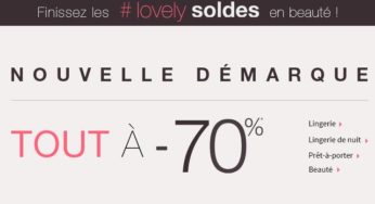 Tous les soldes Etam à moins 70% (lingerie et prêt-à-porter)