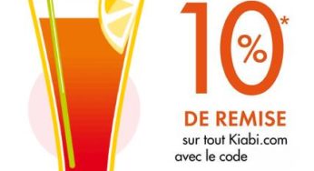 Jusqu’à ce soir 10% en plus les soldes Kiabi été 2015 (et tout le site) !