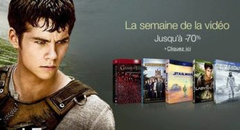 Semaine de la Vidéo : plus de 11000 titres jusqu’à -70% pendant 1 semaine (DVD, Blu-Ray Amazon)