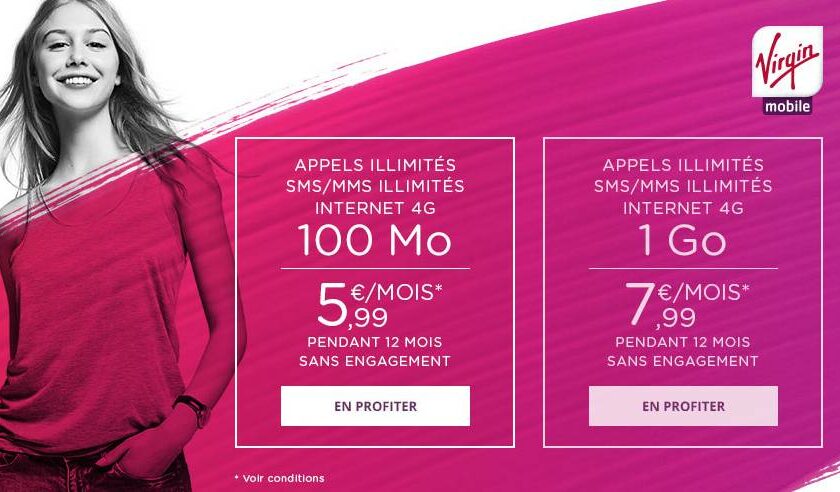 Vente privée Virgin Mobile