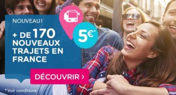 Offre sur les nouvelles lignes OUIBUS (ex iDBUS) : achetez vos billets à 5 euros maintenant