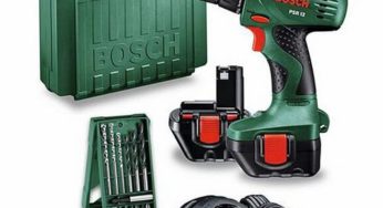 Moins de 60 euros la perceuse visseuse Bosch sans fil PSR 12 (coffret avec 2 batteries + 15 accessoires)