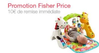 Remise Fisher Price : 10€ de reduction dès 40€ (Amazon)