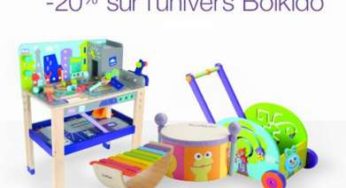 20% de remise immédiate sur les jouets en bois Boikido (code promo Amazon)