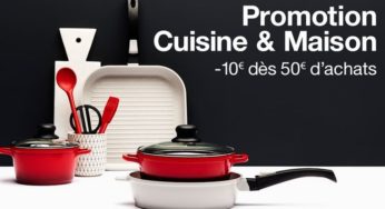 Remise de 10€ dès 50€ sur la sélection Noel Cuisine, Maison et Deco (Guy Degrenne, Dodo, Philips…)