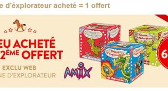 1 Jeu Graine d’explorateur acheté = le second GRATUIT