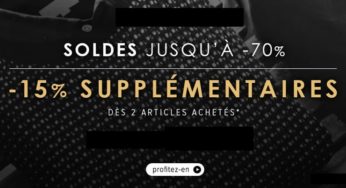 Soldes MenLook ! Jusqu’à -70% +15% suppl. dès 2 articles et livraison gratuite