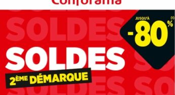 Deuxième démarque Conforama : encore plus d’articles (mobilier, multimédia, déco, électroménager…)