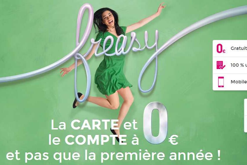 Freasy Compte bancaire sans frais