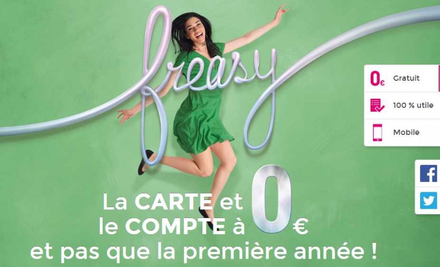 Freasy Compte bancaire sans frais