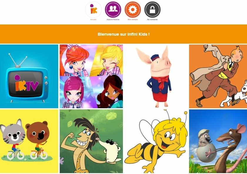 infinikids dessins animés en illimité