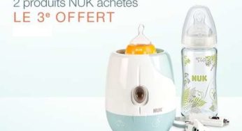 Offre spéciale Nuk : 2 articles achetés = le troisième gratuit