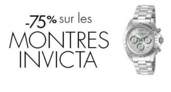 24 modèles de montres Invicta à moins 75% (à partir de à 42€)!