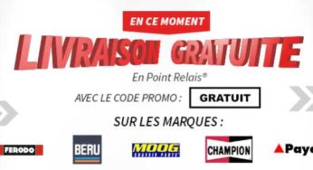 Livraison gratuite sur Mister Auto (marques Champion, Ferodo, Moog…)